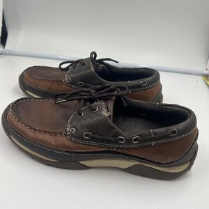 VIONIC Mens Eddy MOC Toe Leather Loafer Shoe. Men’s Size 8.5